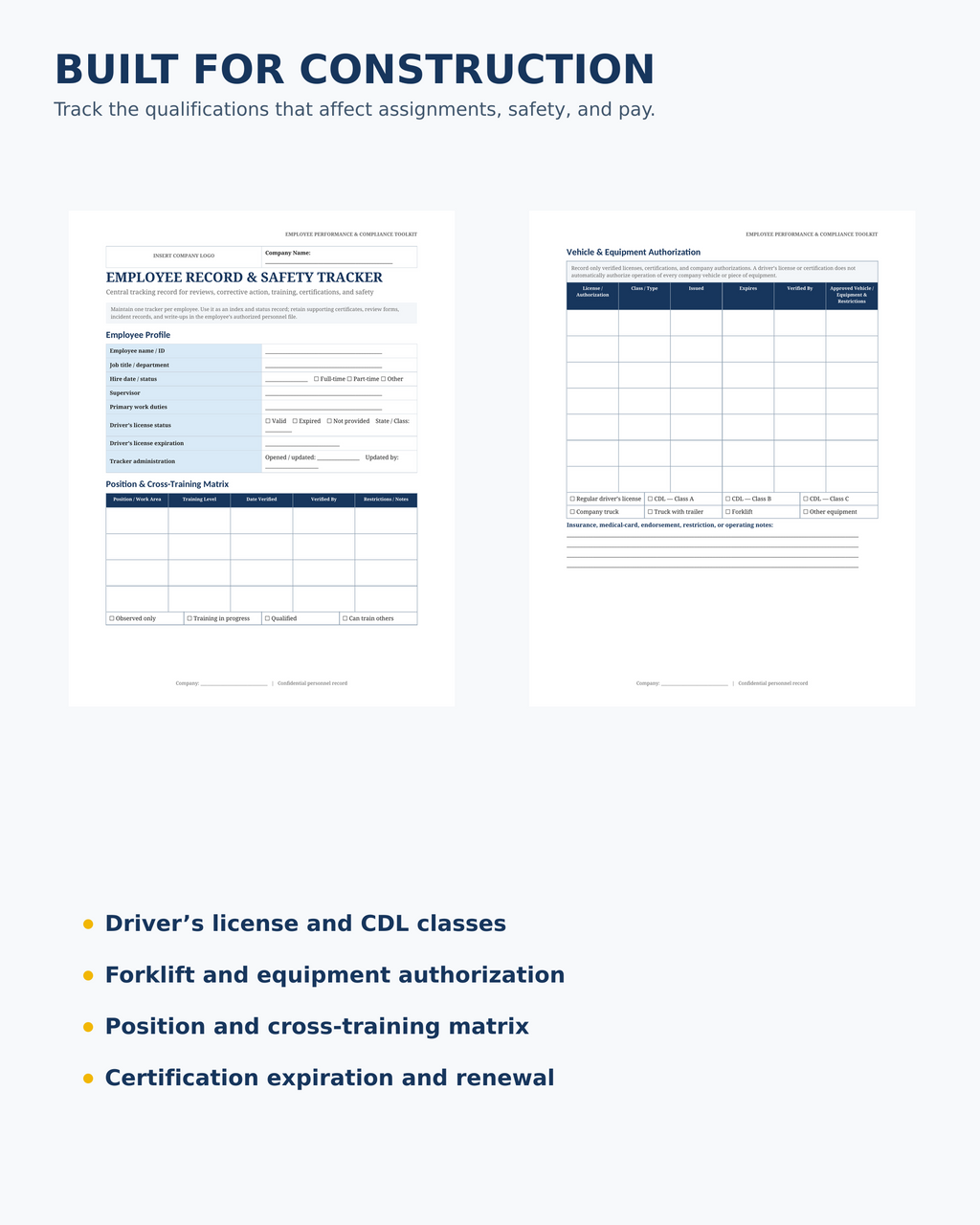 Employee Performance & Compliance Toolkit