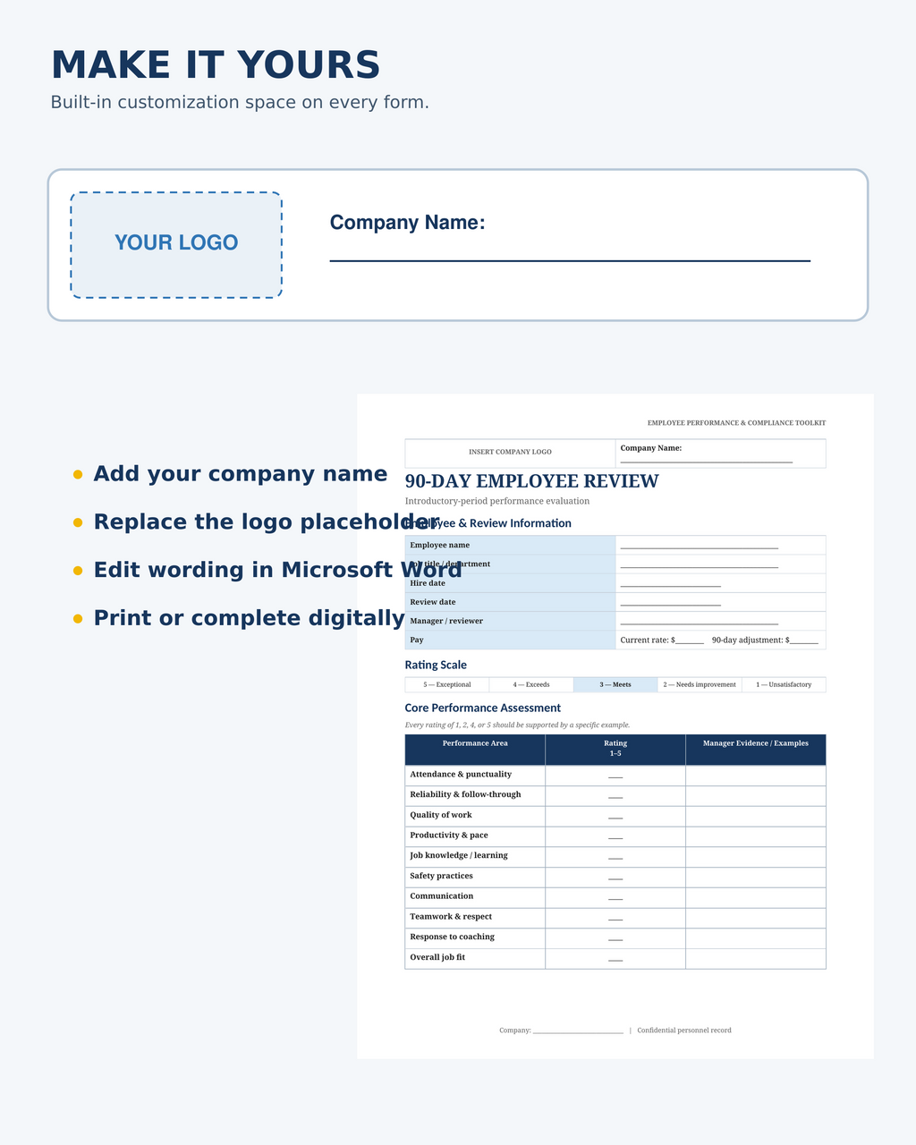 Employee Performance & Compliance Toolkit