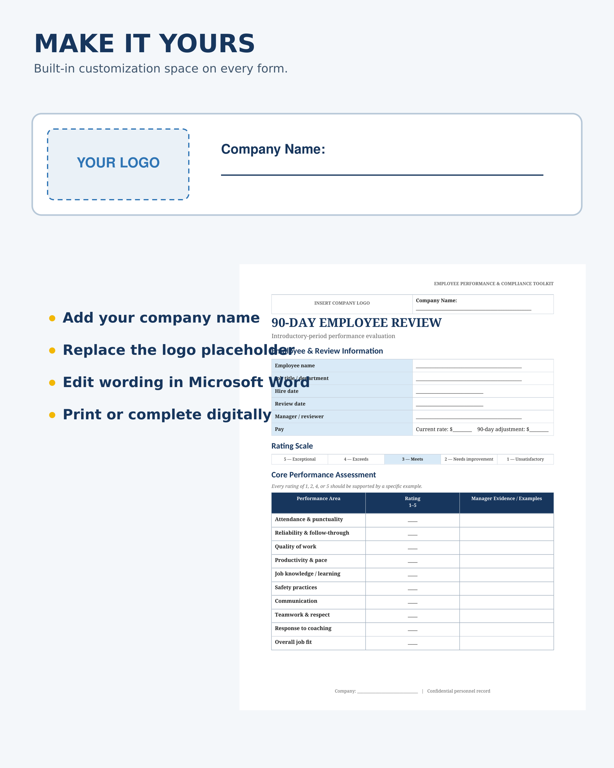 Employee Performance & Compliance Toolkit