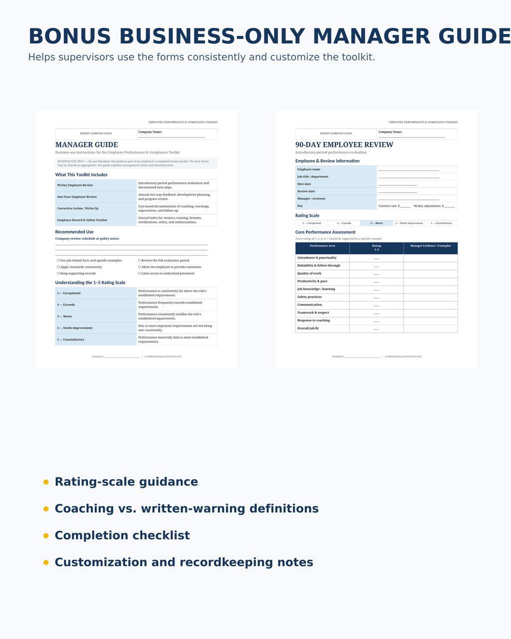 Employee Performance & Compliance Toolkit