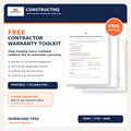 Free Contractor Warranty Decision & Follow-Up Kit